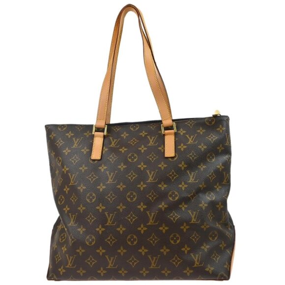 Louis Vuitton Monogram Cabas Mezzo Tote Handbag M51151 AR0091 175701 - Picture 6 of 10